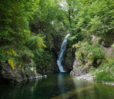 Torrente Acquetta - Cascata sopra la centrale